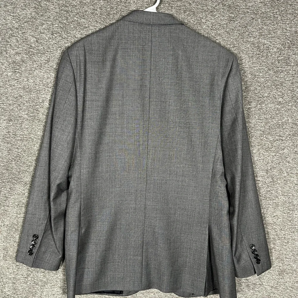 J.Crew Blazer Mens 40R‎ Gray Ludlow Tollegno Wool Coat Two Button Double Vent